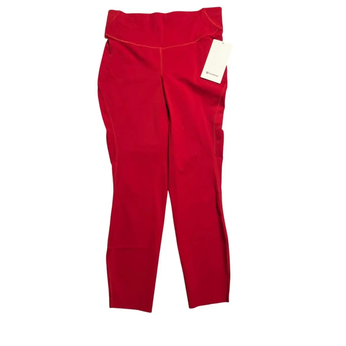 Lululemon Base Pace High Rise Tight 25 Dark Red Size 10 Womens Athletic Legging