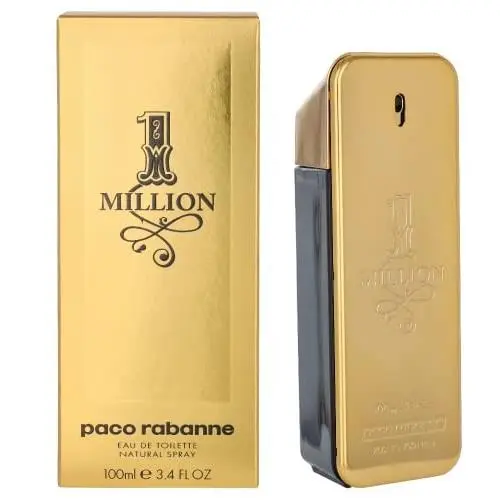 Paco Rabanne 1 Million Edt Spray - Notes of Leather Amber and Tangerine For