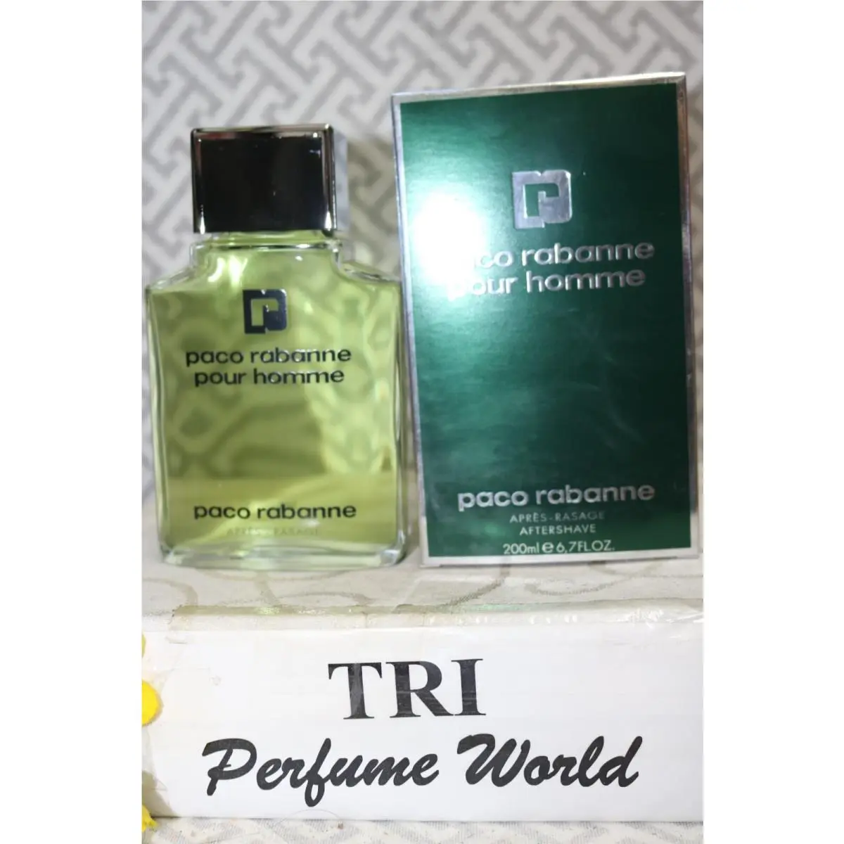 Paco Rabanne Pour Homme Paco Rabanne After Shave Splash Dab-on 6.7 Fl.oz. Huge