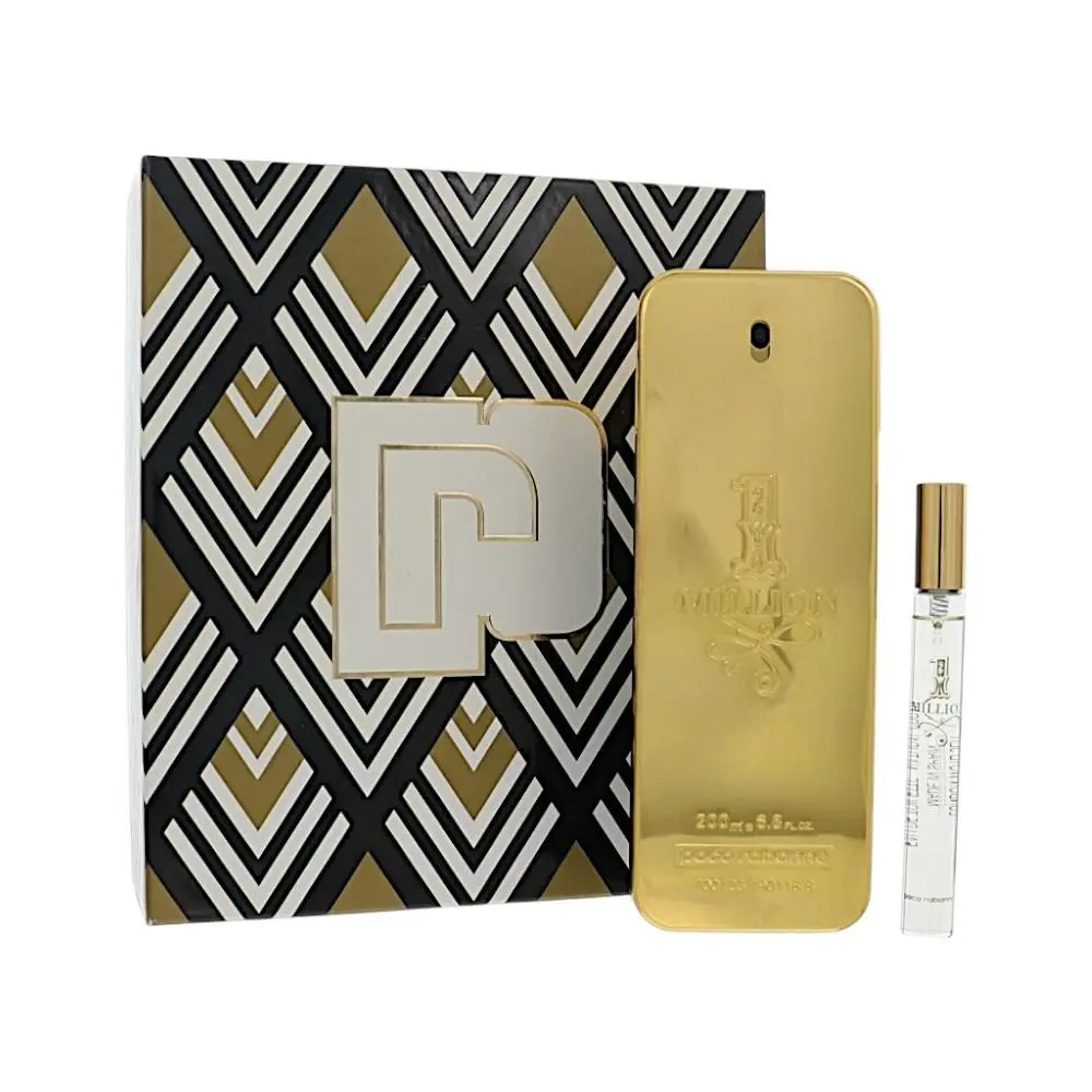 Paco Rabanne 1 Million 6.8 Eau De Toilette Spray by Paco Rabanne Gift Set For