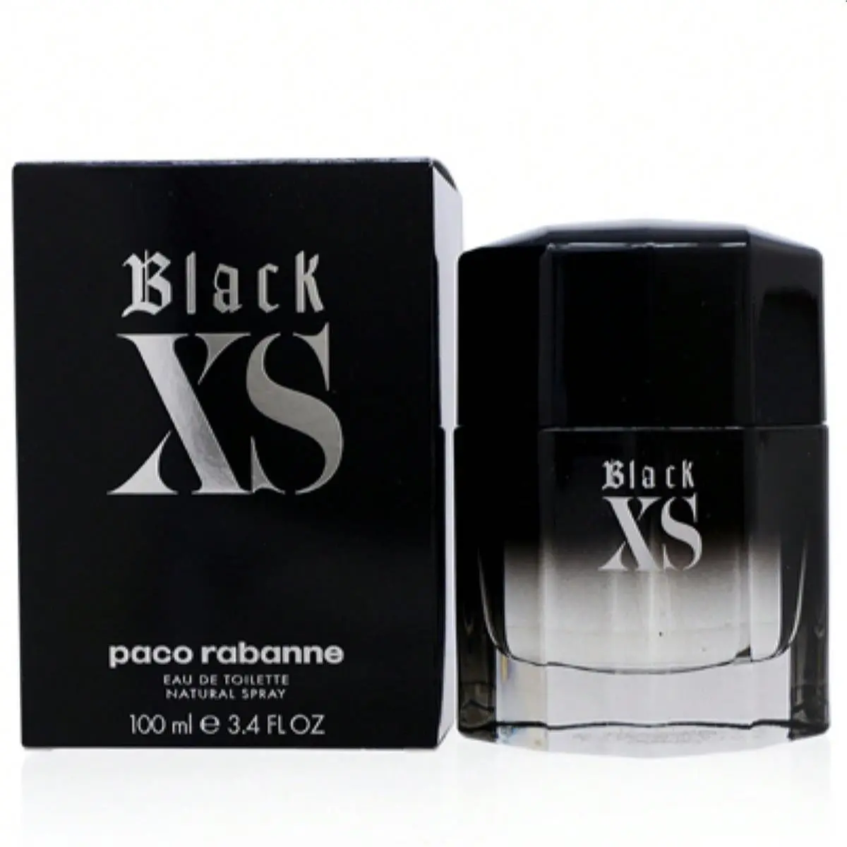 Paco Rabanne Black Xs Men Eau De Toilette Spray 3.3 OZ / 100 ml For Men