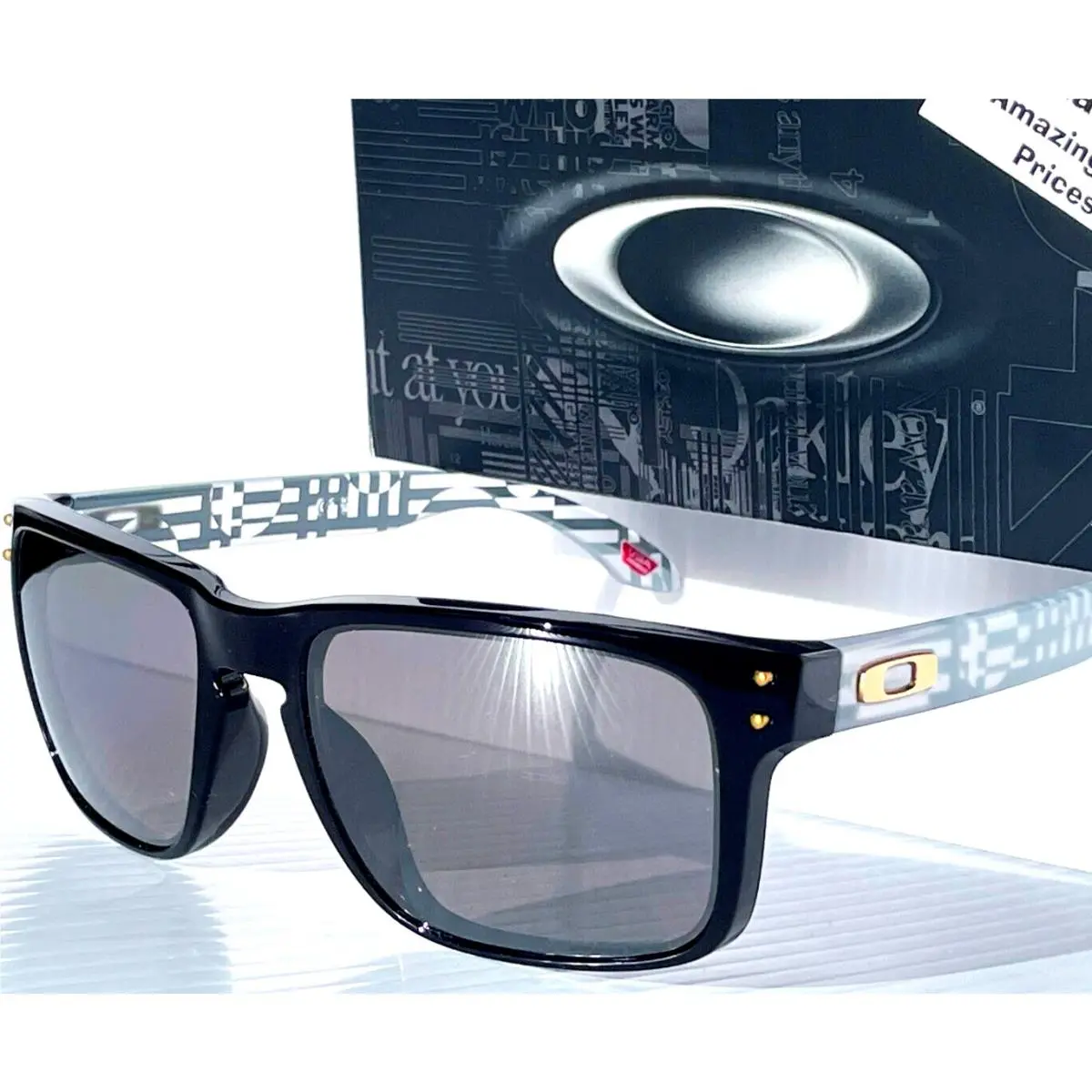 Oakley Holbrook Introspect Black Polarized Prizm Black Lens Sunglass 9102-Y7