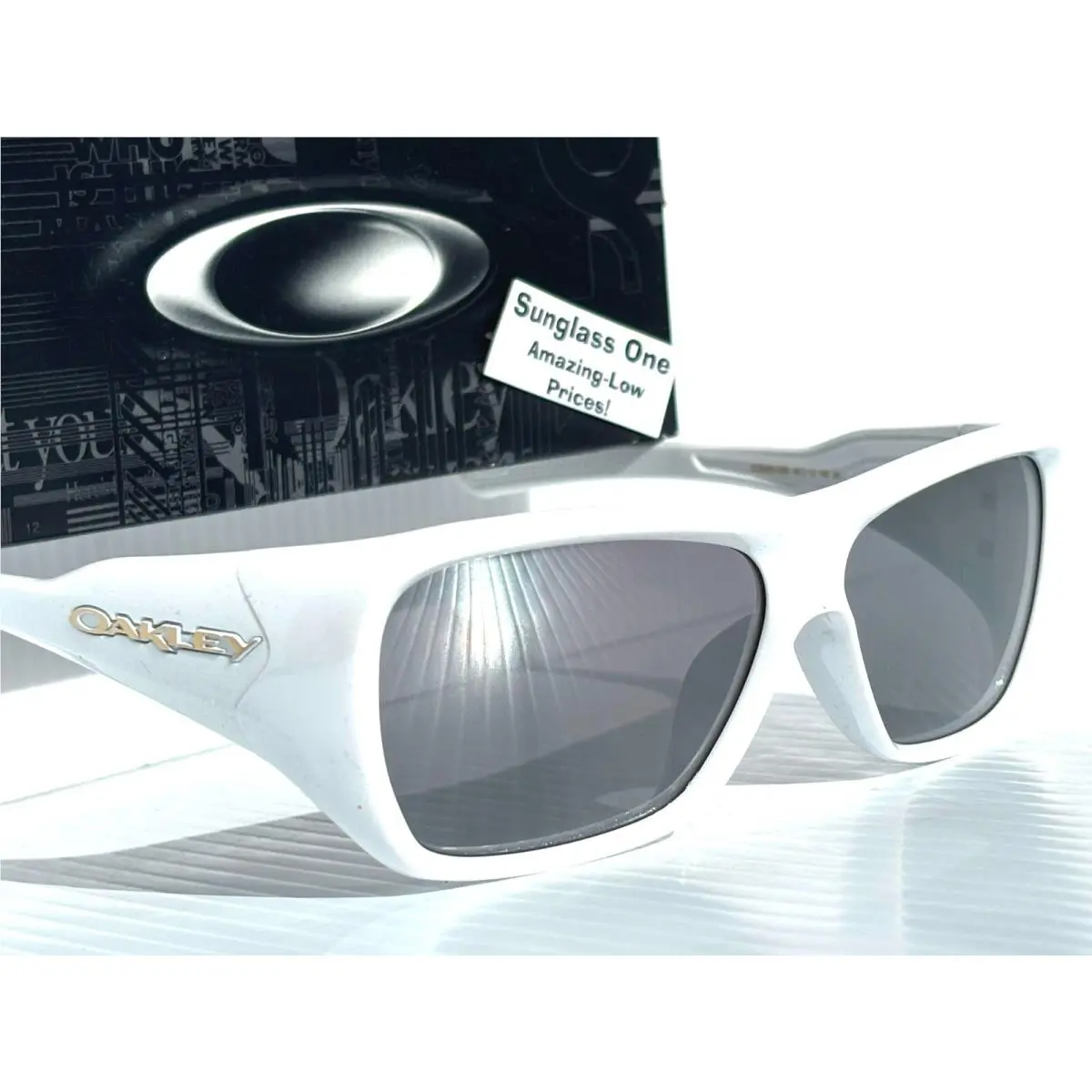 Oakley Chaminade Pearl White Prizm Black Iridium Lens Sunglass 9492-02