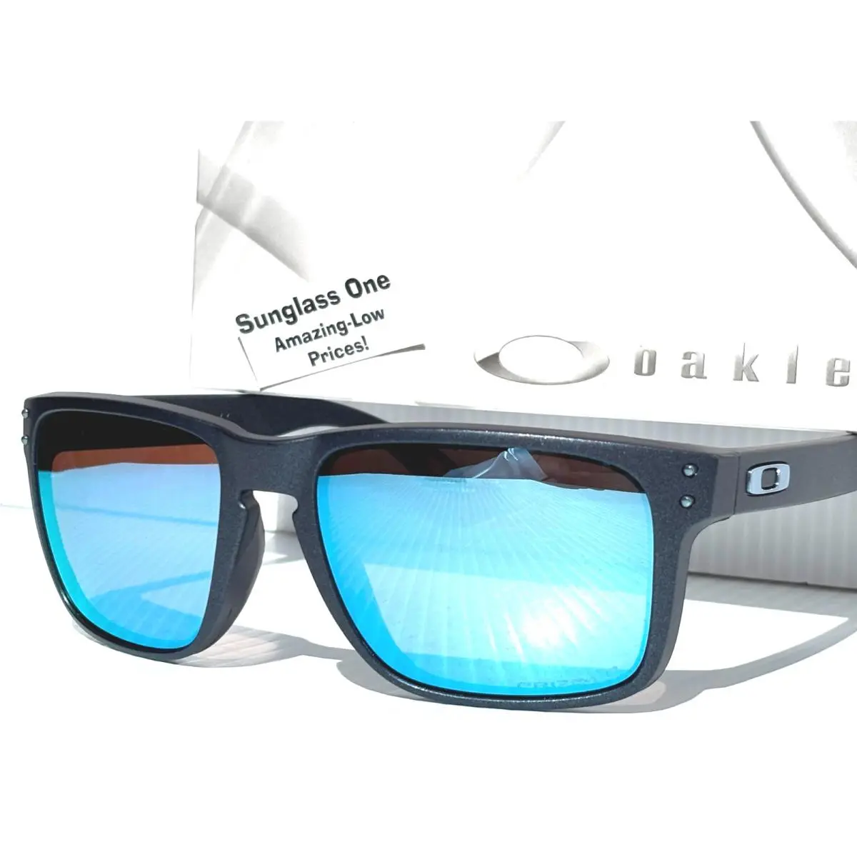 Oakley Holbrook XL Blue Steel Prizm Polarized Deep Water Sunglass 9417-39