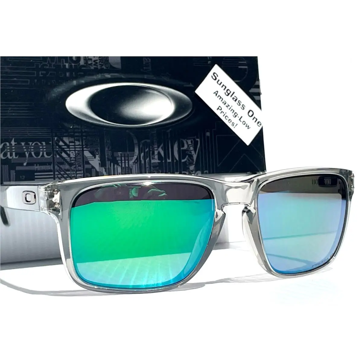 Oakley Holbrook XL Grey Ink Prizm Polarized Jade Lens Sunglass 9417-33