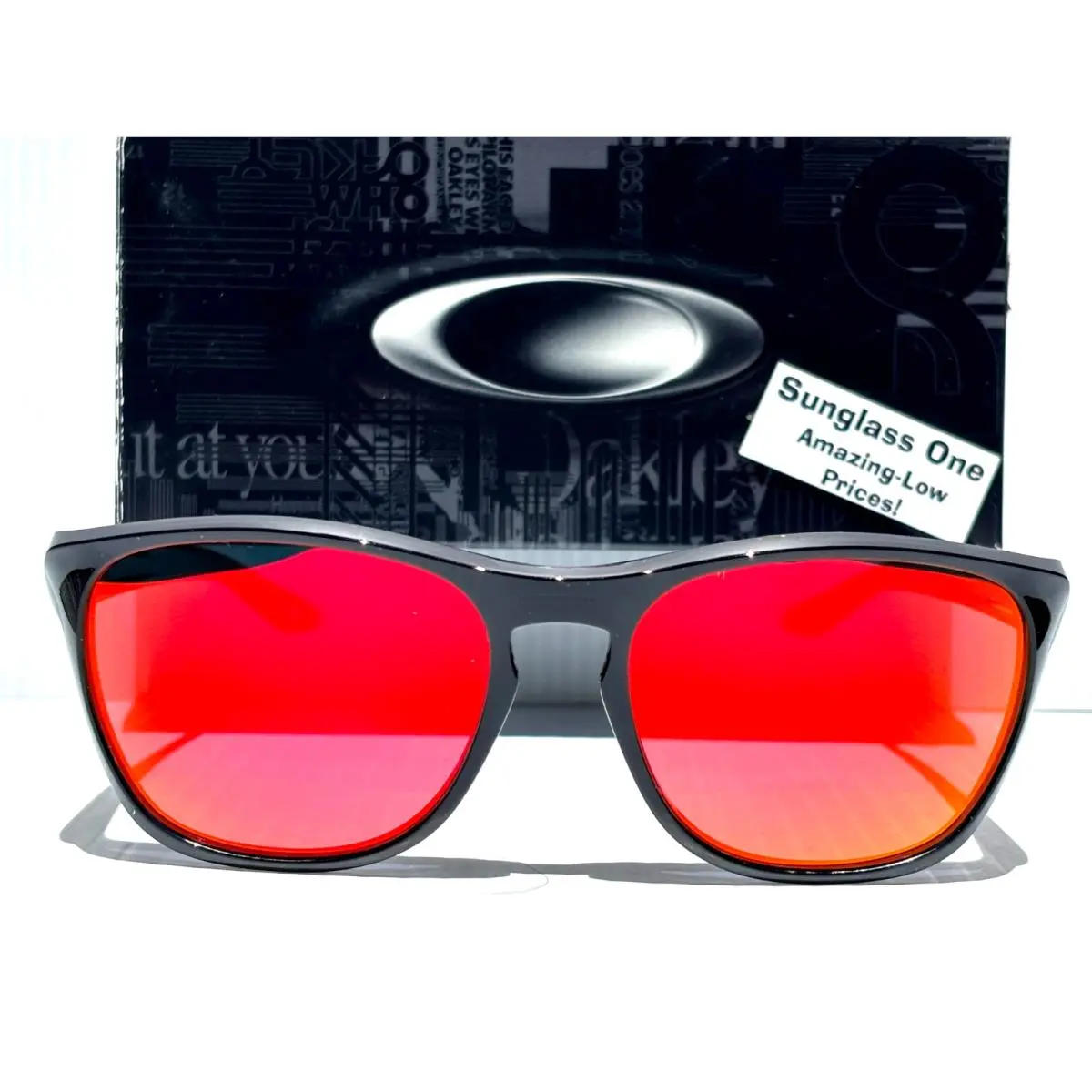 Oakley Manorburn Black Ink Polarized Galaxy Ruby Mirror Lens Sunglass 9479-04