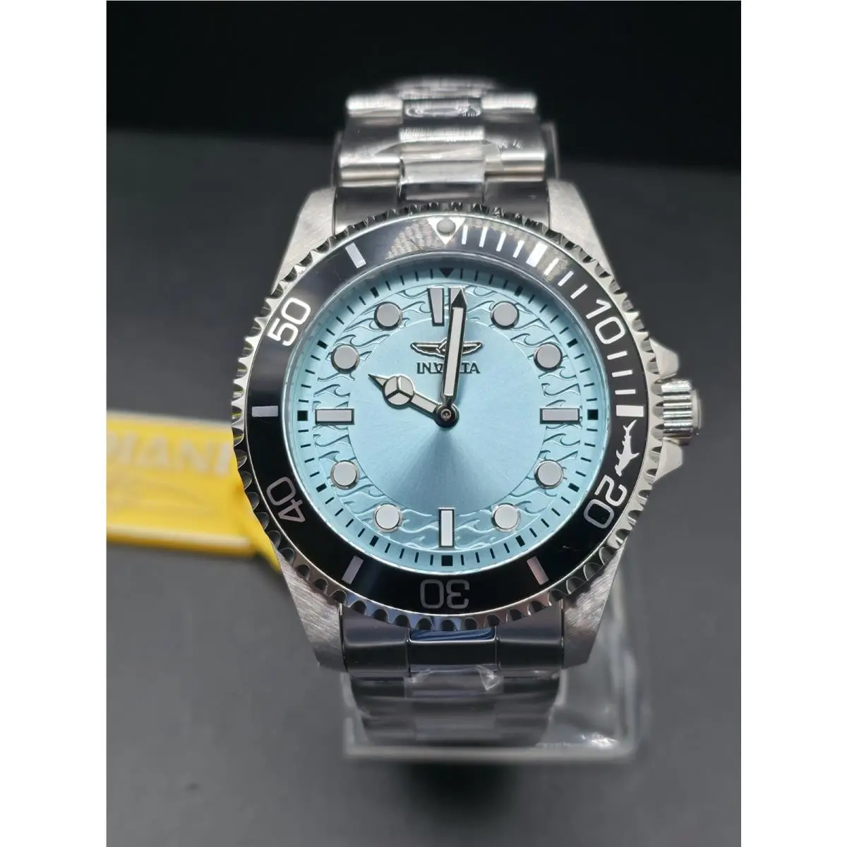 Invicta Pro Diver Crestcore Collection Mens Watch 43mm Steel Blue Silver 50325