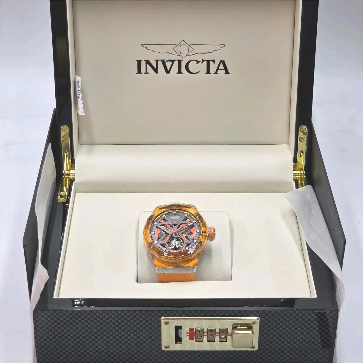 Invicta Celestial Orbitha Automatic 69545 Men`s Watch w/ Skeleton Dial 45 Mm