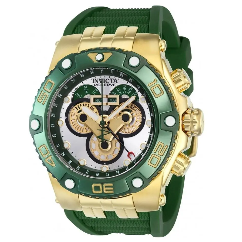 Invicta Reserve Speedway Master Calendar Men`s 47mm Swiss Chrono Watch 39220