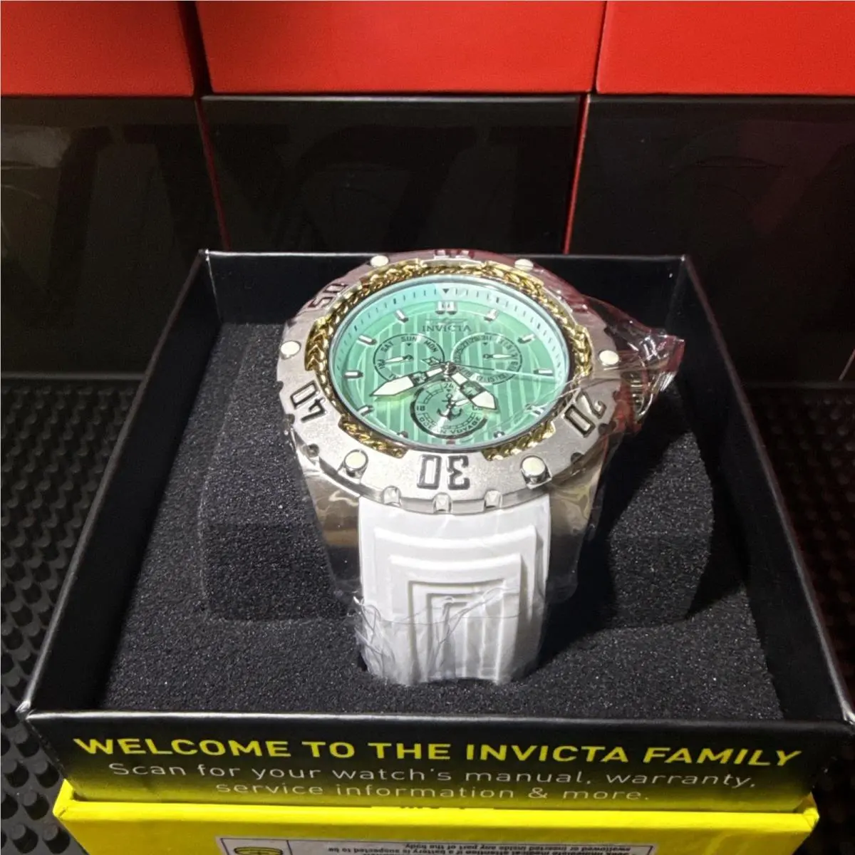 Invicta Men`s Ocean Voyage 51mm Quartz Light Blue/white/gold Watch 48024