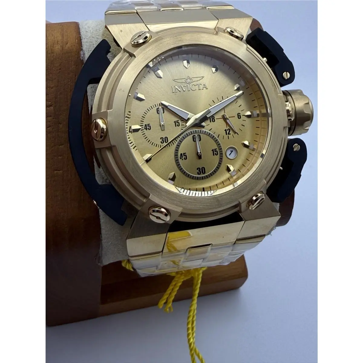 Invicta Coalition Forces X-wing Men`s Watch - Gold Tone - 49771 - w/ Tags