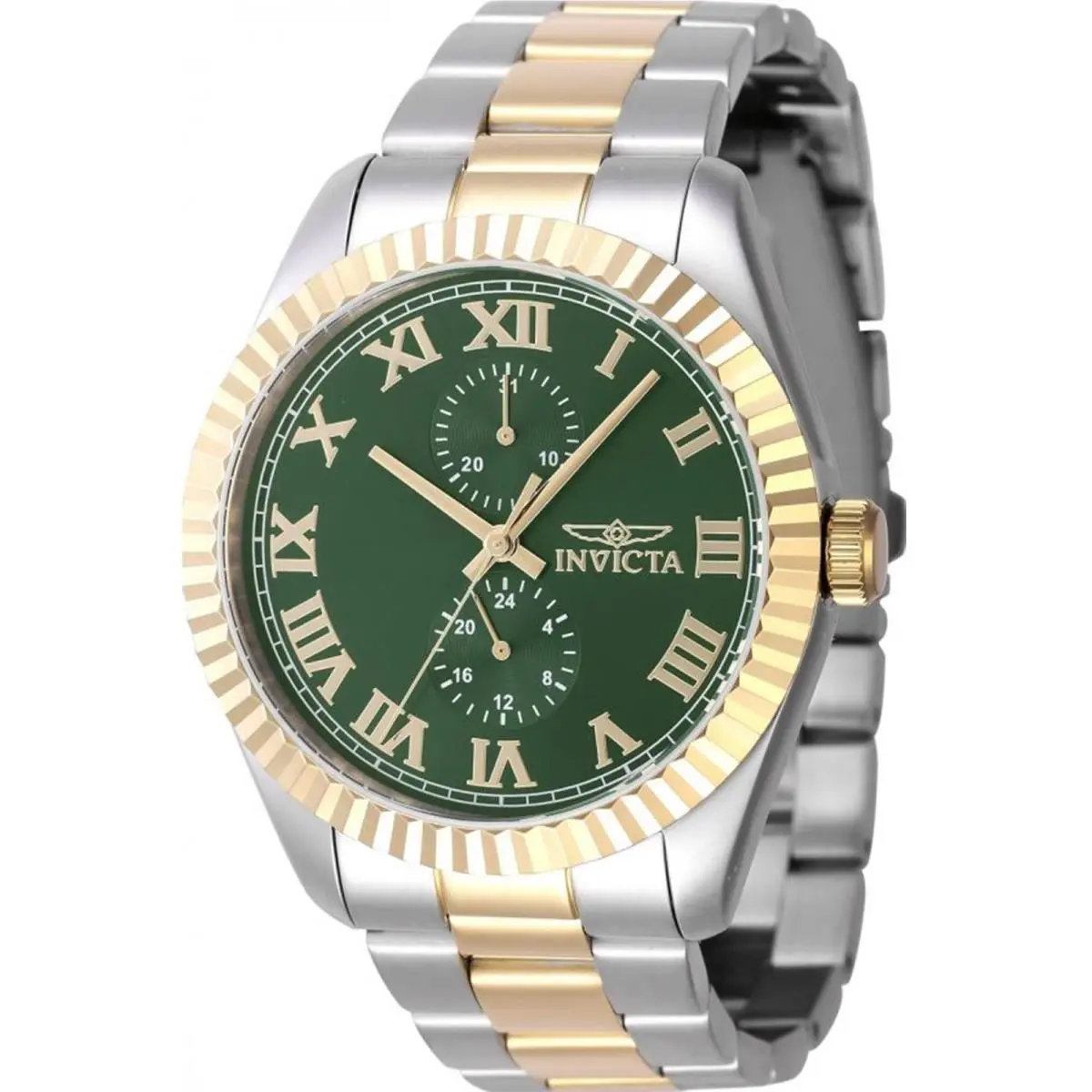 Invicta Men`s 47427 Specialty Quartz Multifunction Green Dial Watch