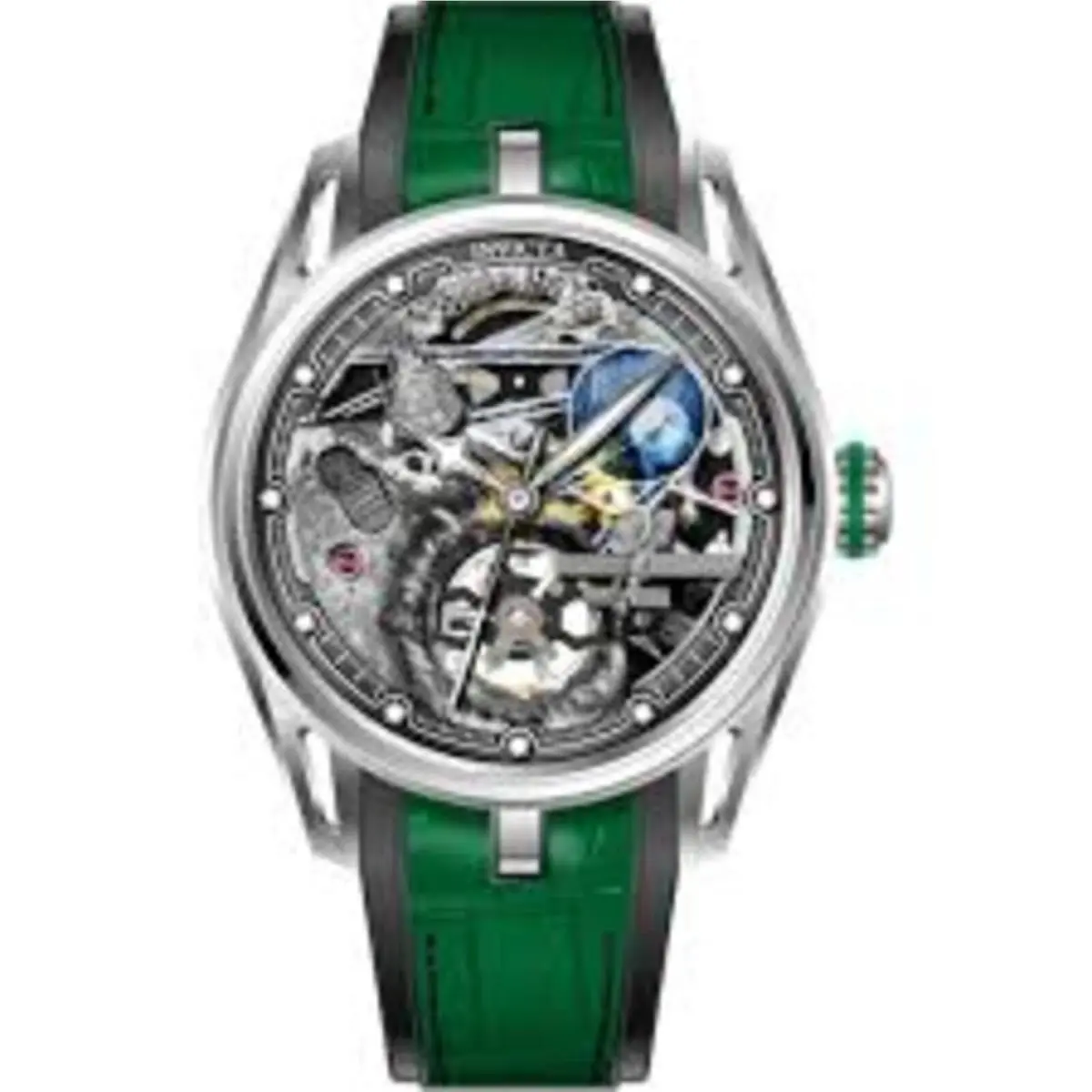 Invicta Celestial Naosia Automatic Watch w/ Skeleton Dial - 45mm Green 69528