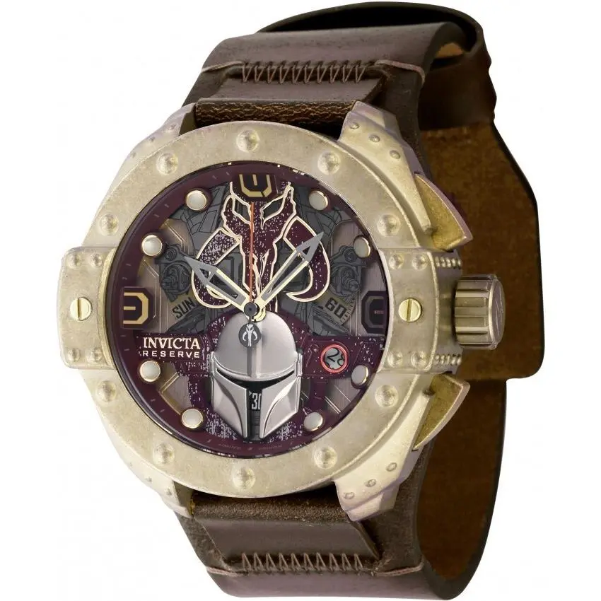 Star Wars Mandalorian Watch Lmtd Edition Steel Invicta Men`s Watch Quartz-52mm