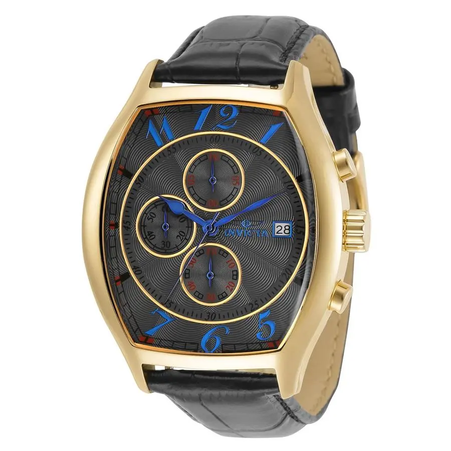 Invicta Specialty Chronograph Quartz Charcoal Dial Men`s Watch 34015