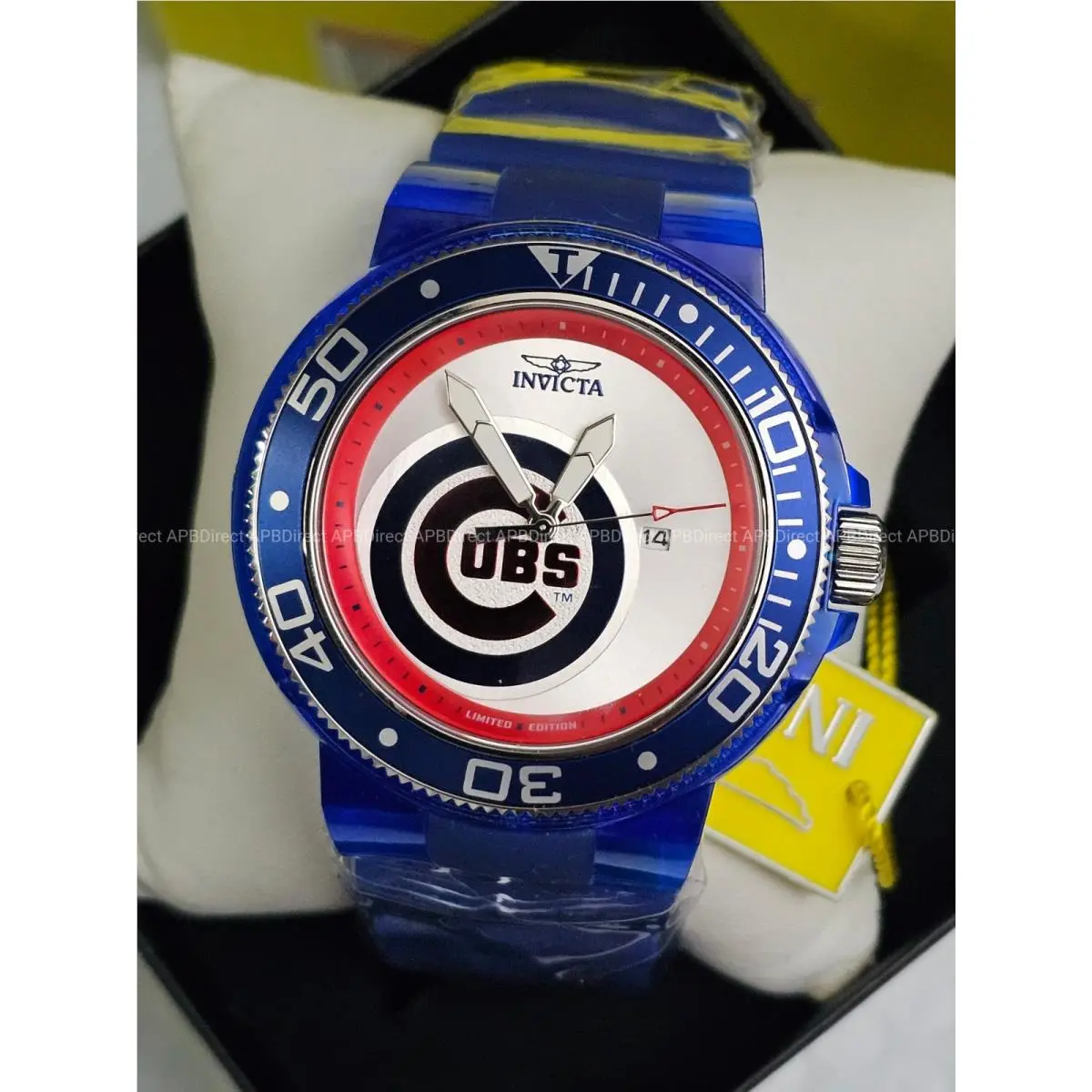 Invicta - Mlb - Chicago Cubs Limited Edition - Grand Diver - 51.5mm Mens Watch