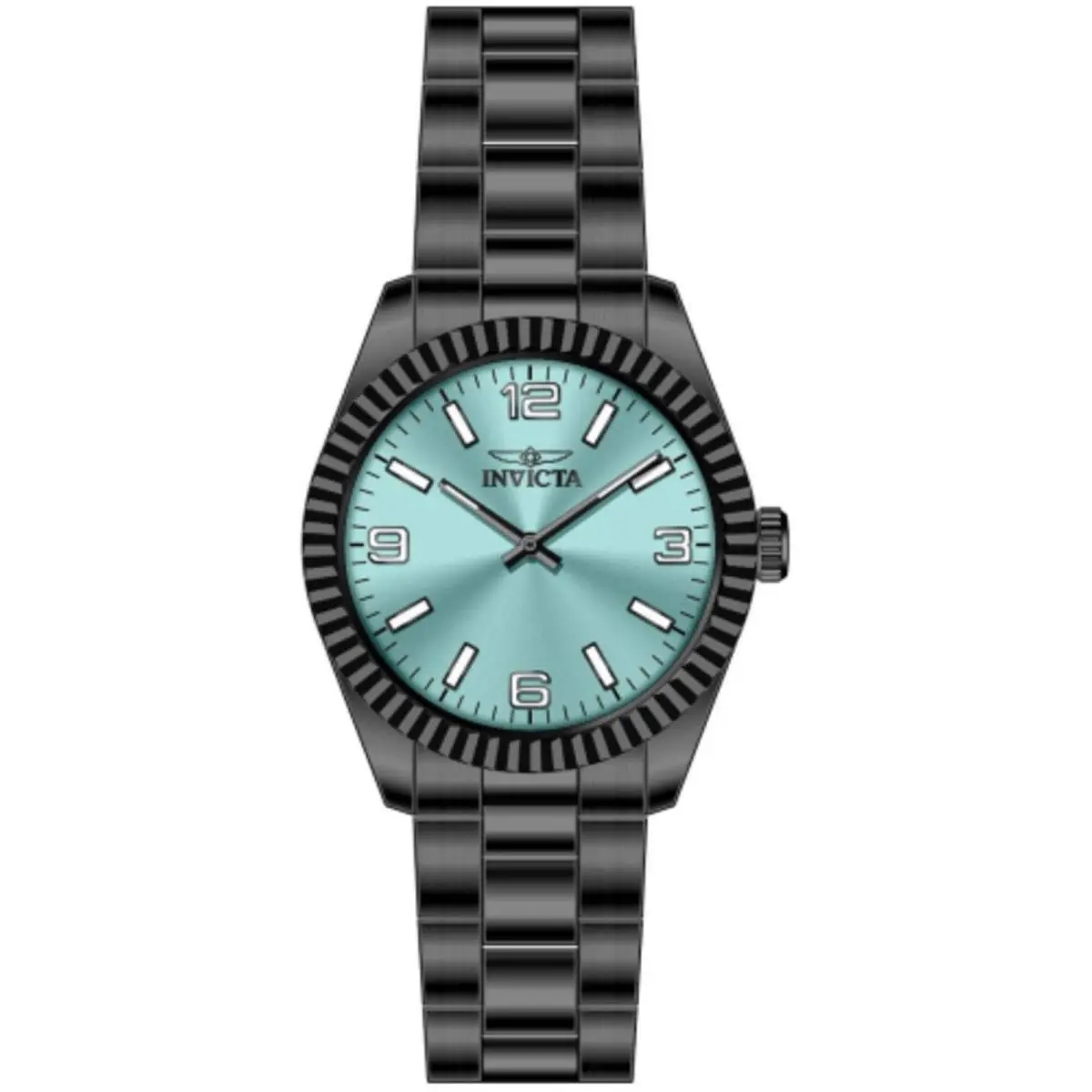 Invicta Men`s Watch Specialty Quartz Blue Dial Black Bracelet 50574