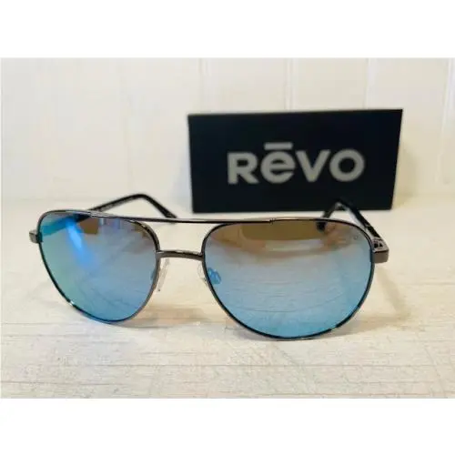Revo RE3008 00 BL Homer Gunmetal Frame w/ Blue Water Polarized Lenses Suns