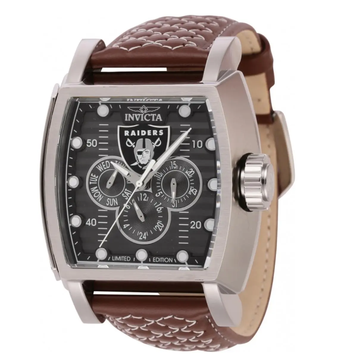 Invicta S1 Nfl Las Vegas Raiders Men`s 48mm Limited Edition Watch 45078