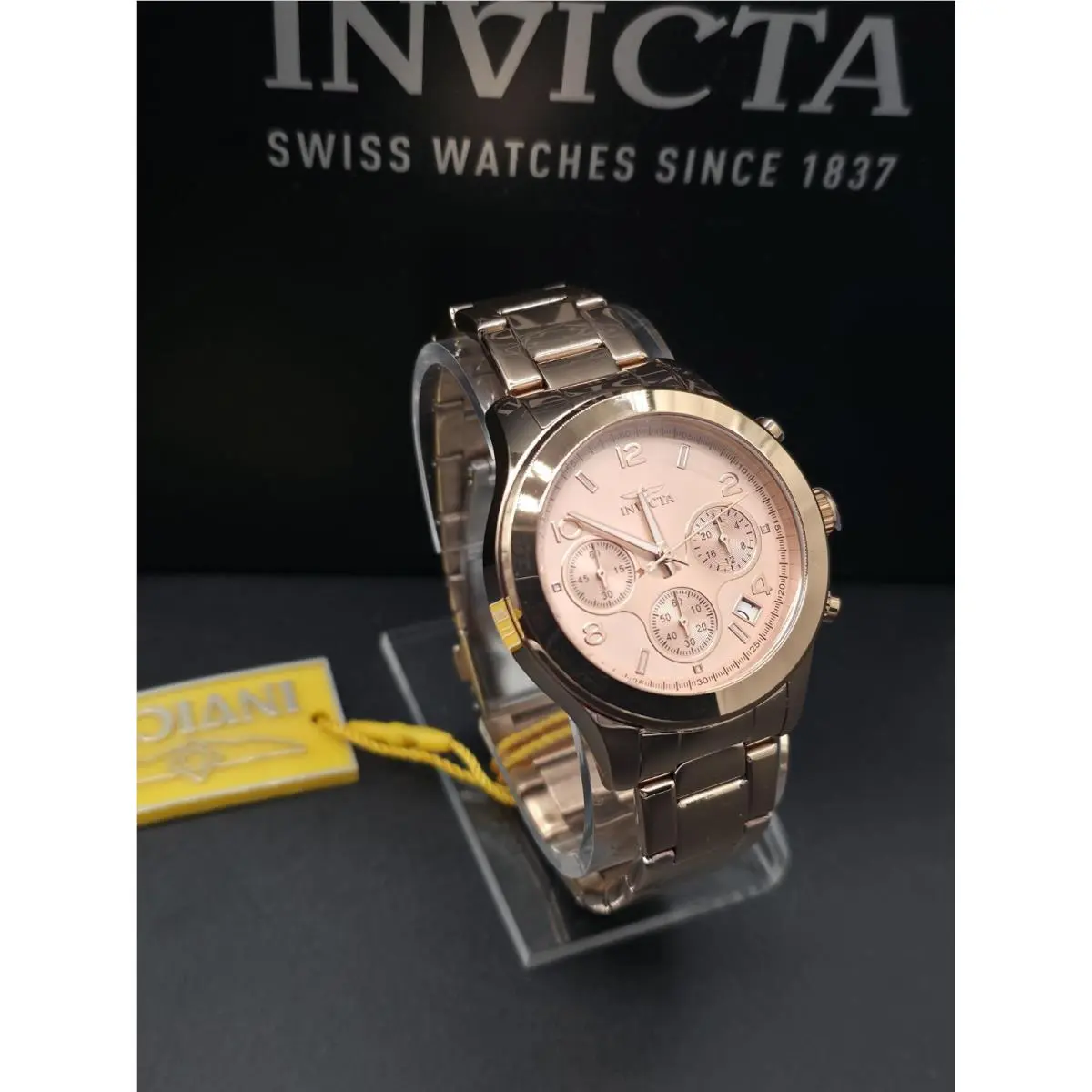 Invicta Angel Lady Watch Rose Gold 19218 Women Quartz Stainless Steel 38mm