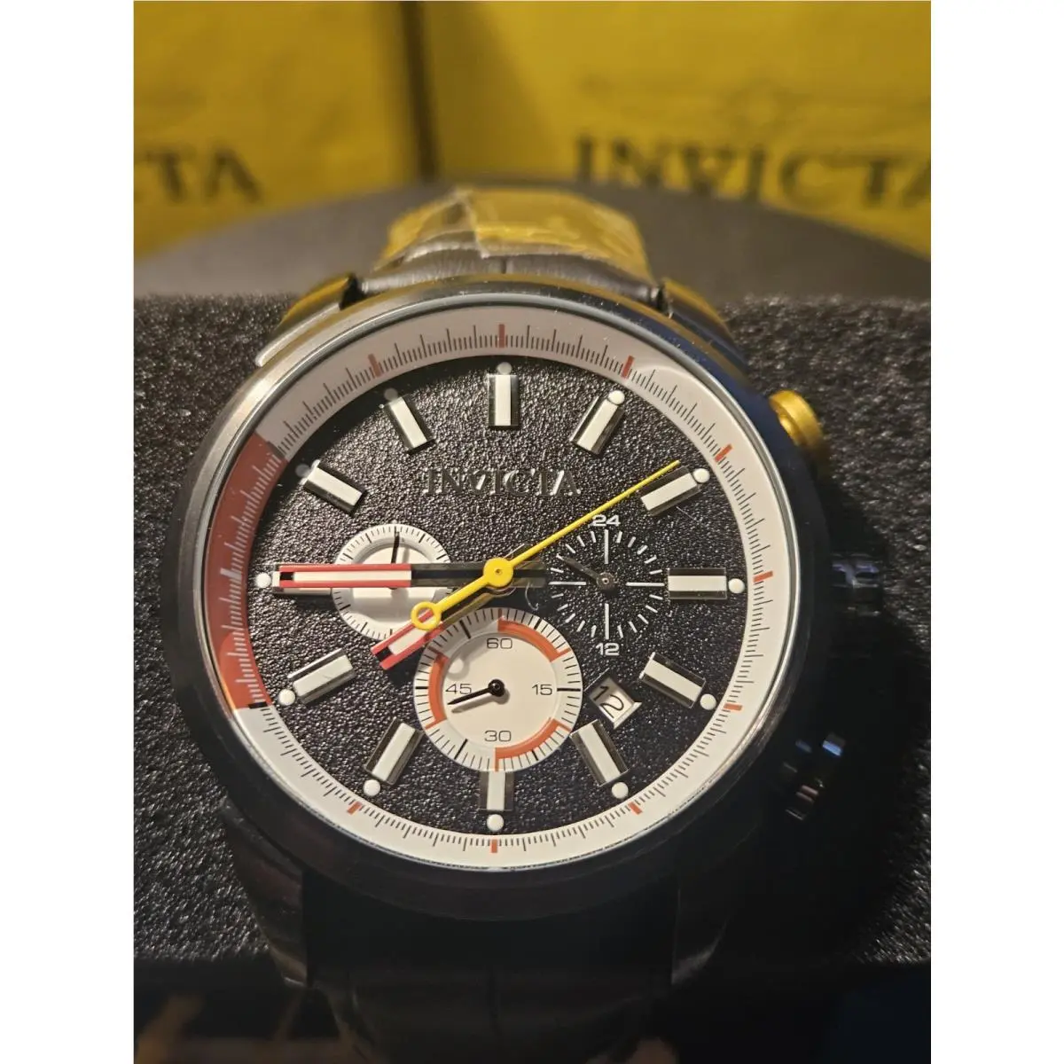Luxurious Invicta Aviator Men`s Watch 46mm Revival Model