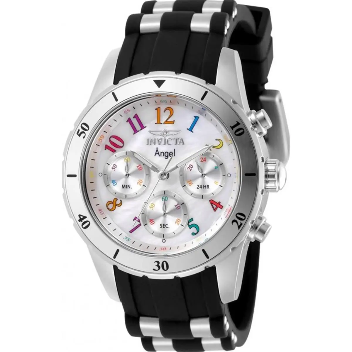 Invicta Women`s 49802 Angel Quartz VD54 White Dial Watch