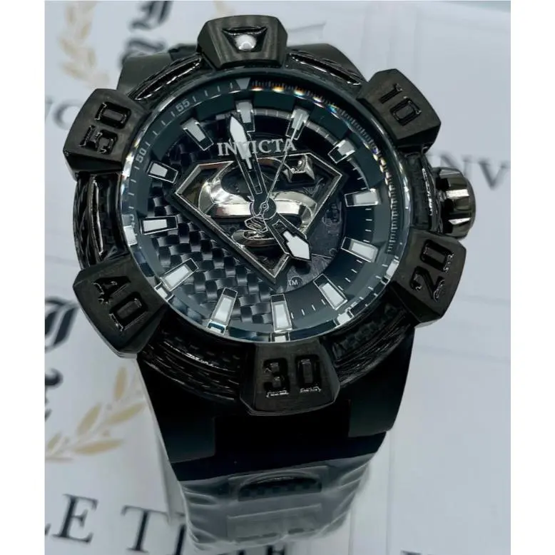 Invicta DC Comics Superman Automatic Men`s Watch - 52mm Black 41027