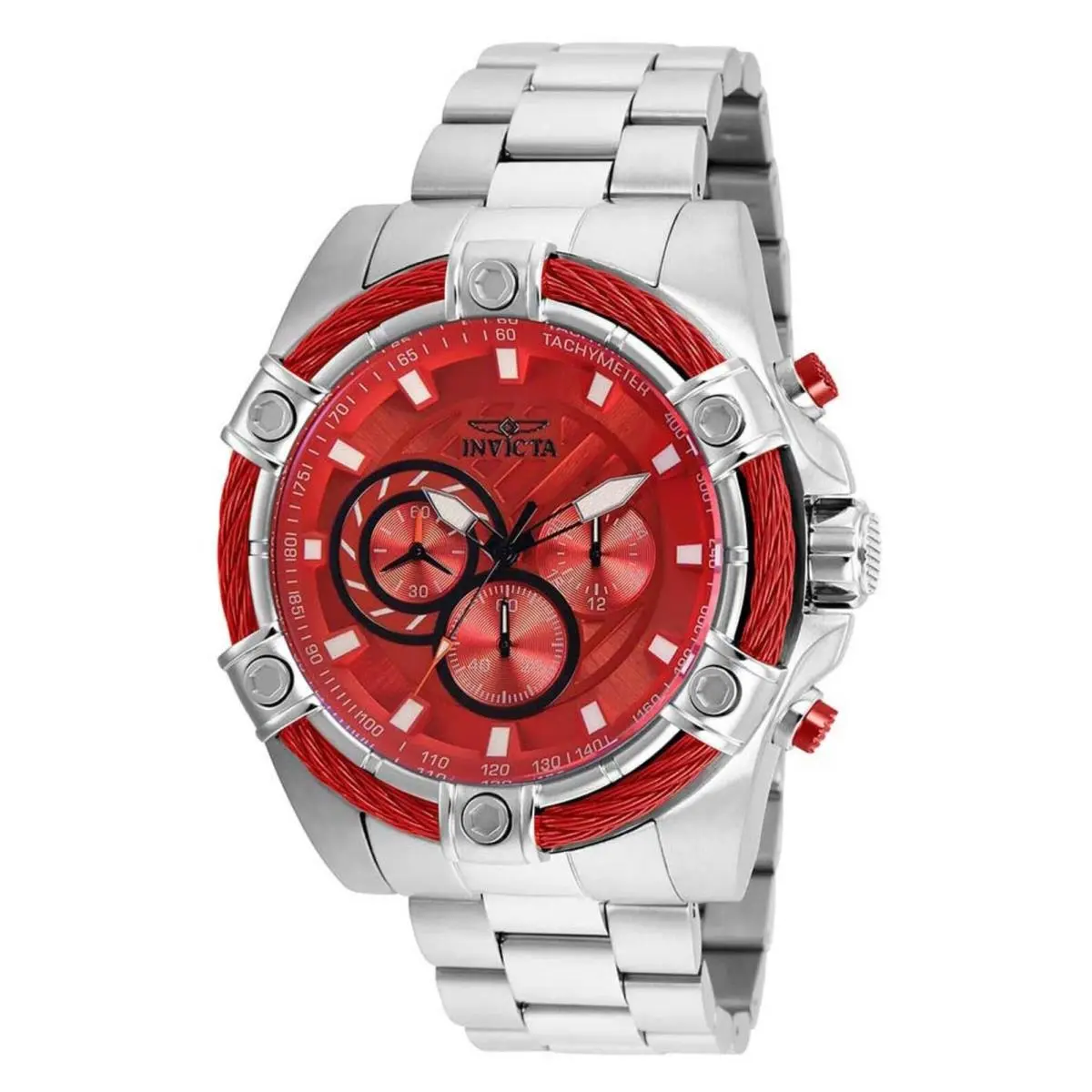 Invicta Bolt Ace Men`s Watch - 52mm Steel 25514