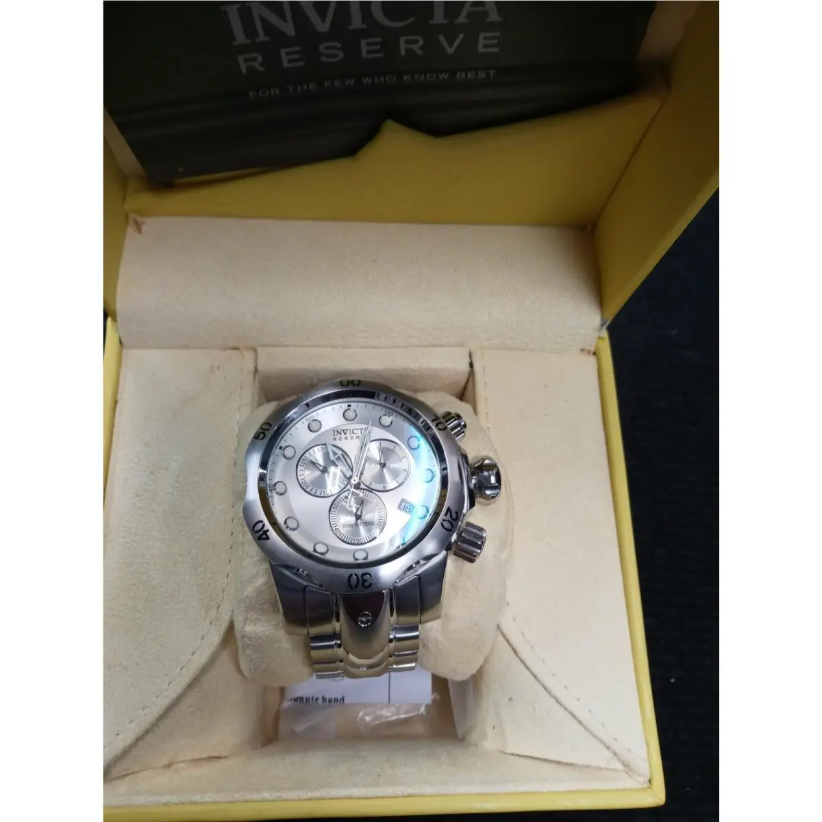 Invicta Mens Reserve Venom Watch Model 5730 -1000M Wr- Swiss Chronograph