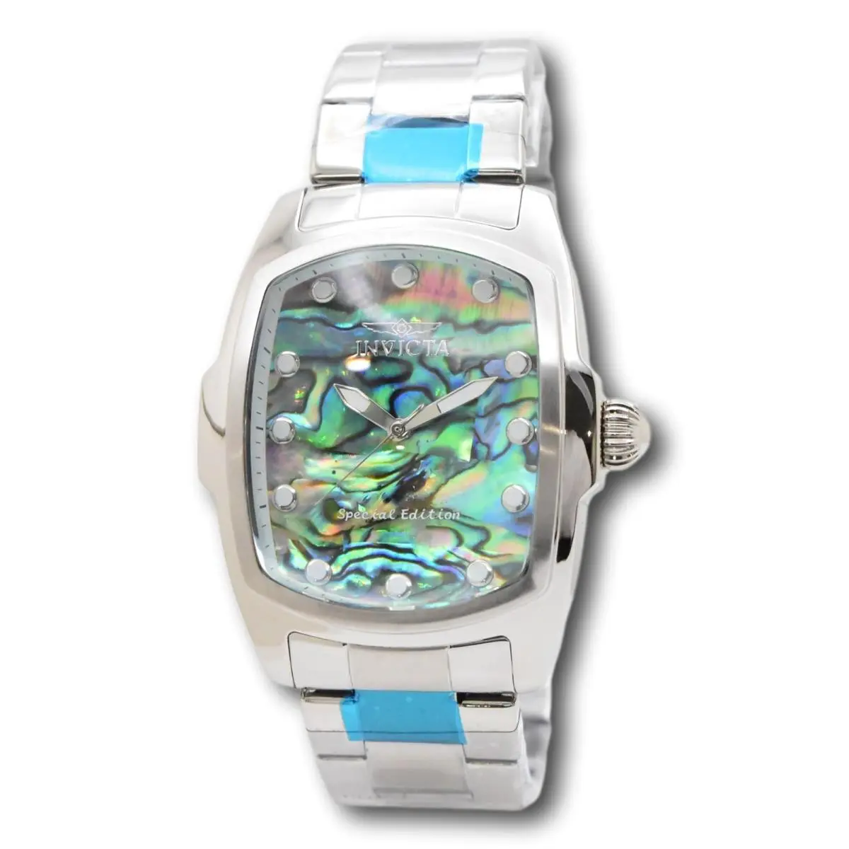 Invicta Lupah Special Edition Men`s 47mm Abalone Dial Silver Quartz Watch 23212