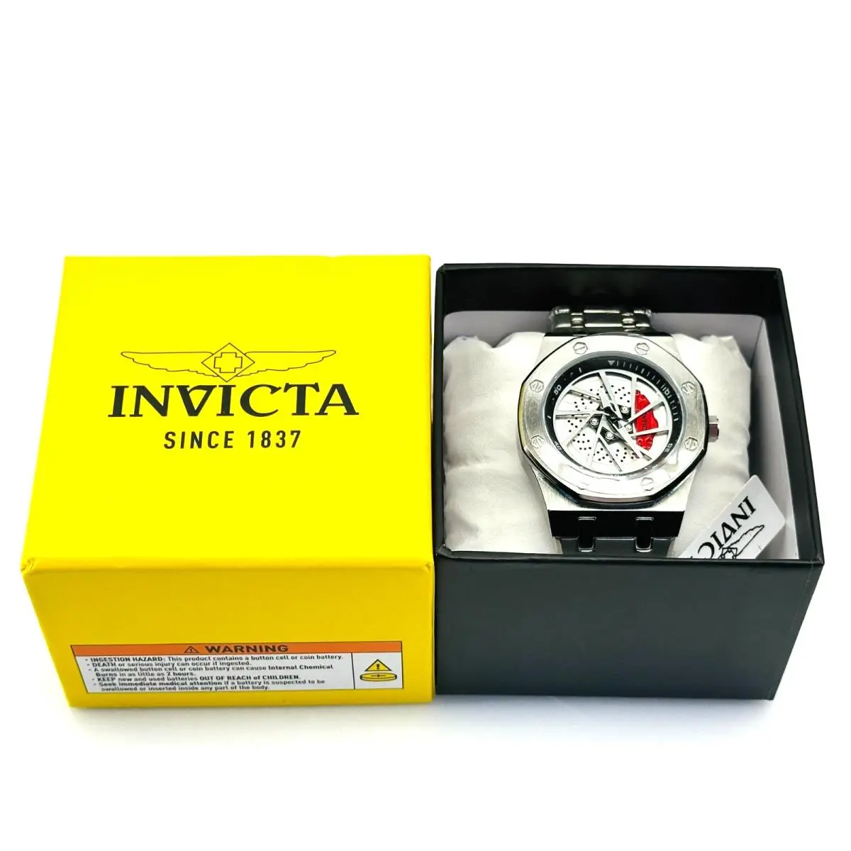 Invicta Speedway Rim Men`s Steel Watch 42mm 69485