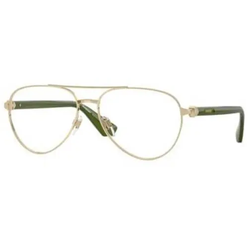 Burberry BE 1397 Light Gold Demo Lens 1358 Eyeglasses