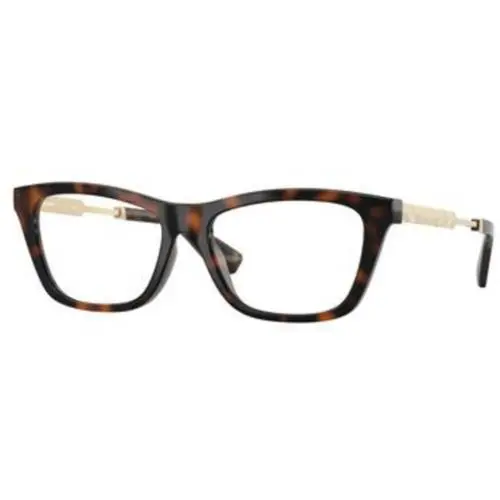 Burberry BE 2442 U Dark Havana Demo Lens 3002 Eyeglasses