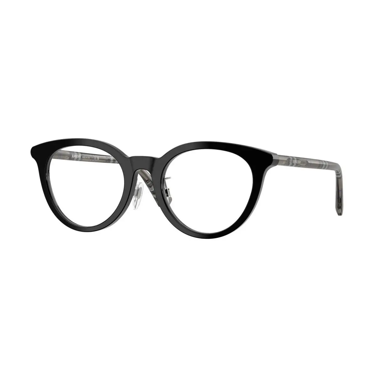 Burberry BE 2429 F Black Demo Lens 4165 Eyeglasses