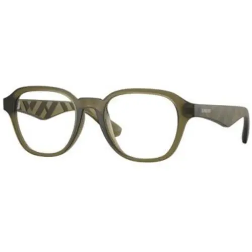 Burberry BE 2444 U Matte Green Demo Lens 4212 Eyeglasses