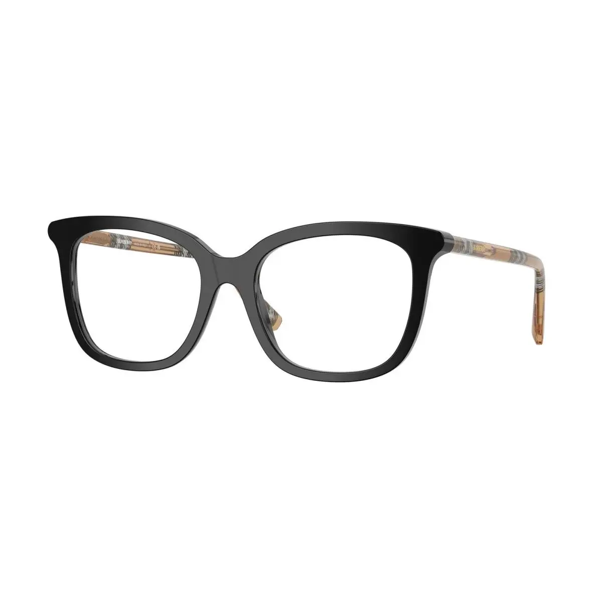 Burberry BE 2430 Black Demo Lens 4161 Eyeglasses