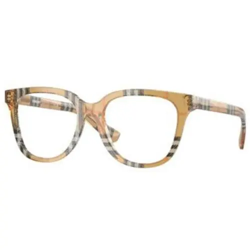 Burberry BE 2439 Check Sand Demo Lens 4163 Eyeglasses
