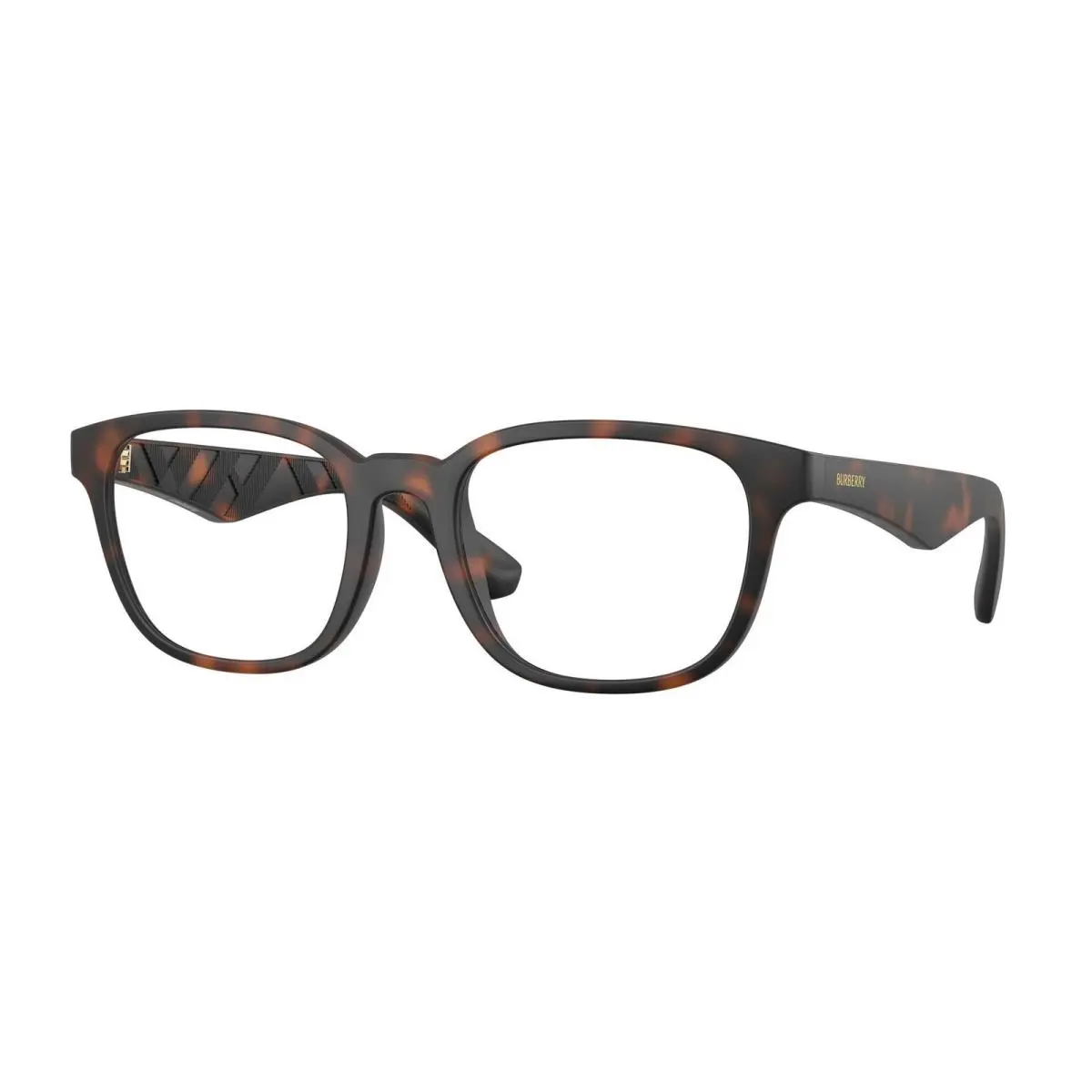 Burberry BE 2433 U Matte Dark Havana Demo Lens 3536 Eyeglasses