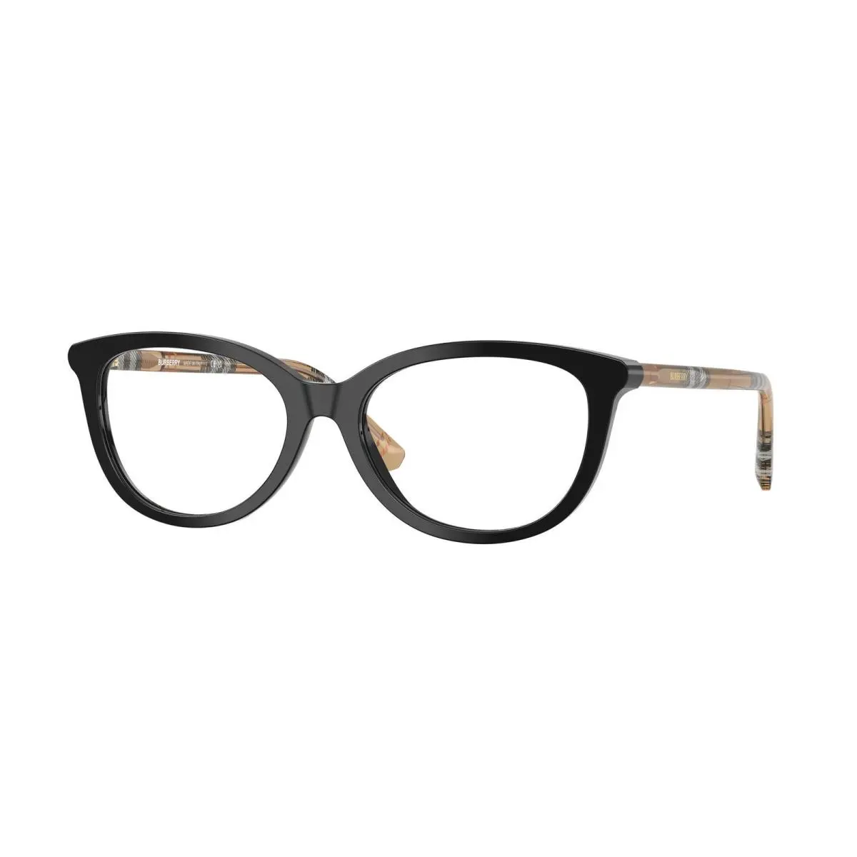 Burberry BE 2431 Black Demo Lens 4161 Eyeglasses