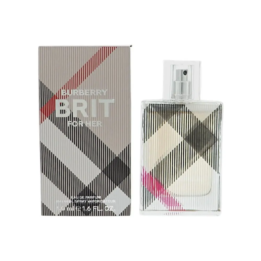 Burberry Brit 1.6 Oz Eau De Parfum Spray by Burberry Box For Women