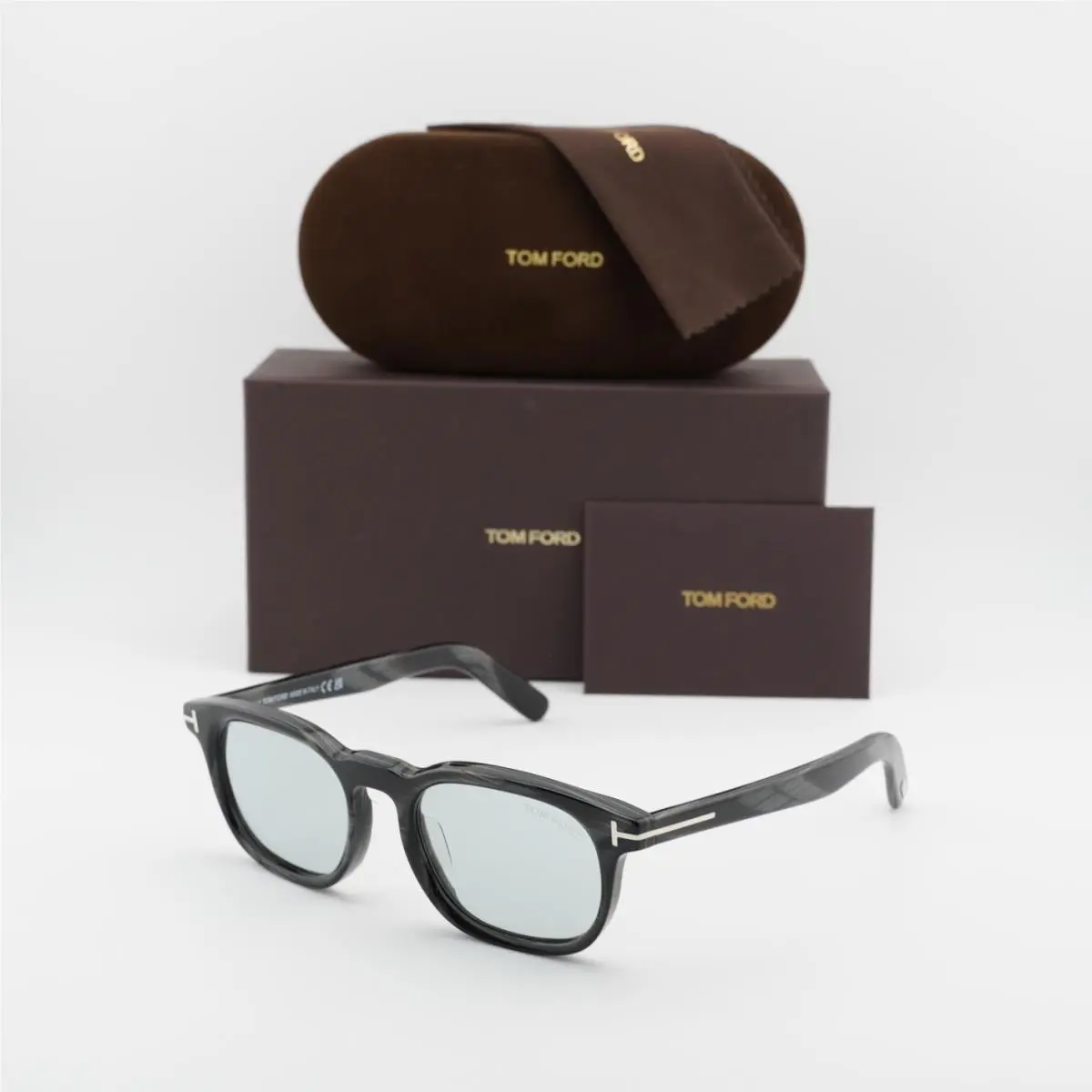 Tom Ford FT1122-D 63A Black Horn/smoke Eyeglasses