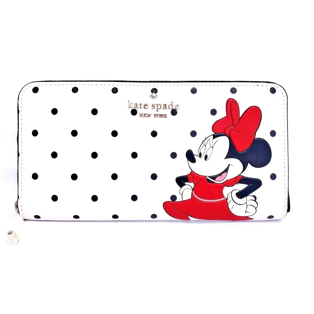 Kate Spade Disney Minnie Large Zip Around Wallet