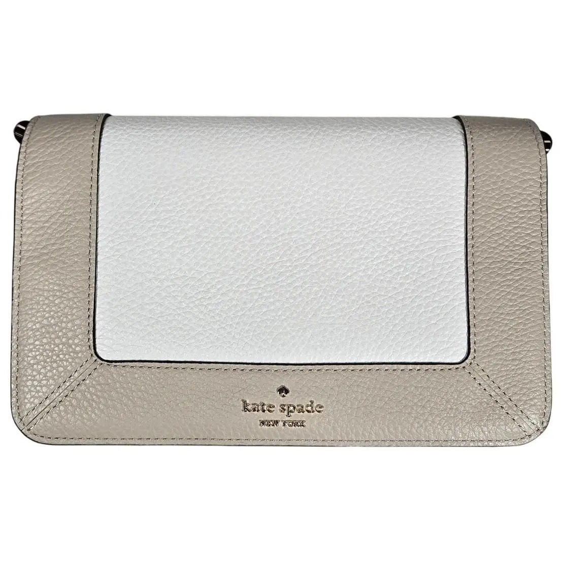 Kate Spade Lena Colorblock Mini Flap Crossbody in Light Sand Multi