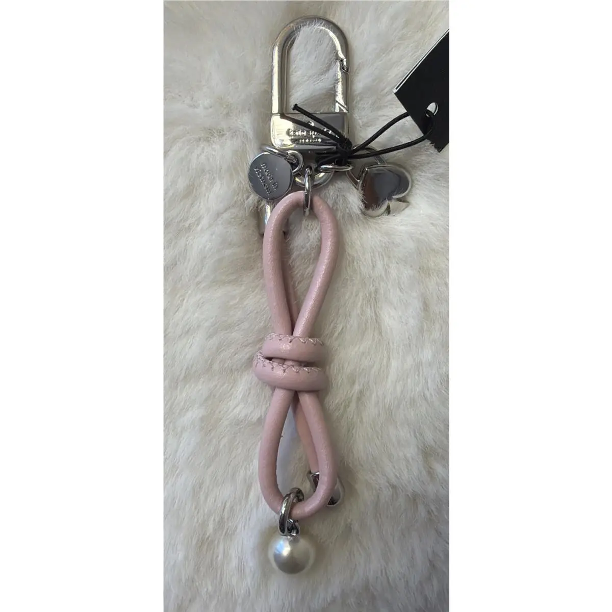 Kate Spade New York Bow Pearl Bag Charm Tutu Pink
