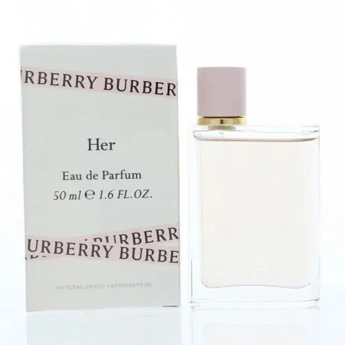 Burberry Her 1.6 Oz Eau De Parfum Spray by Burberry Box For Women