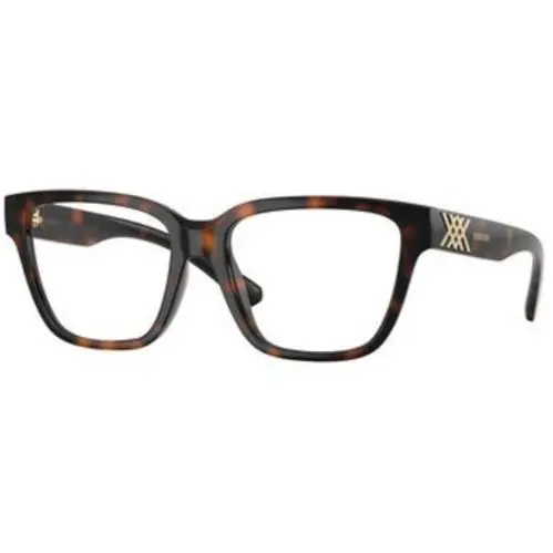 Burberry BE 2457 U Dark Havana Demo Lens 3002 Eyeglasses