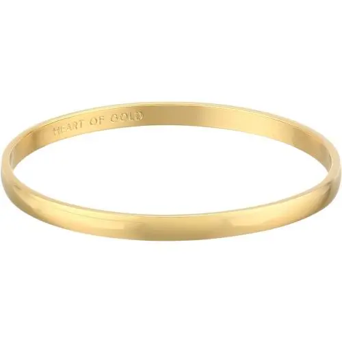 New York Idiom Collection Heart of One Size Heart Gold Bangle by Kate Spade