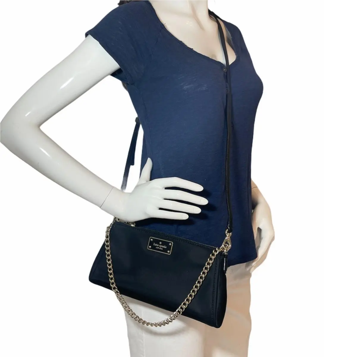 Kate Spade Wilson Road Black Nylon Jane Crossbody Bag Shoulder