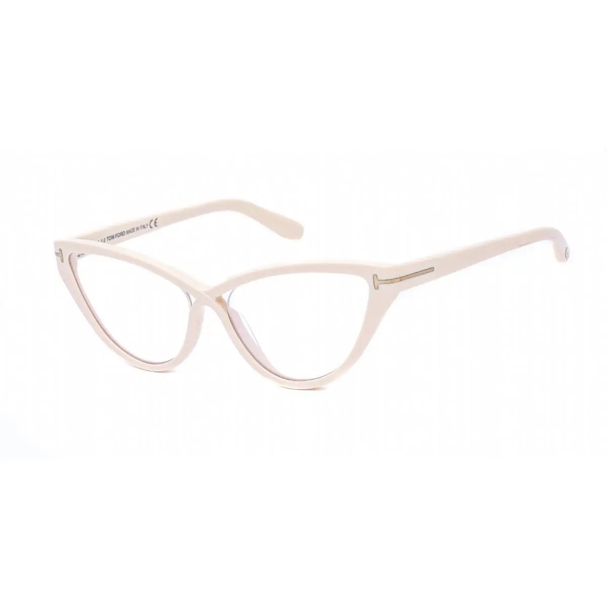 Tom Ford TF5729-025-56 Eyeglasses Frame Size 56mm 16mm 140mm Ivory Women 889214
