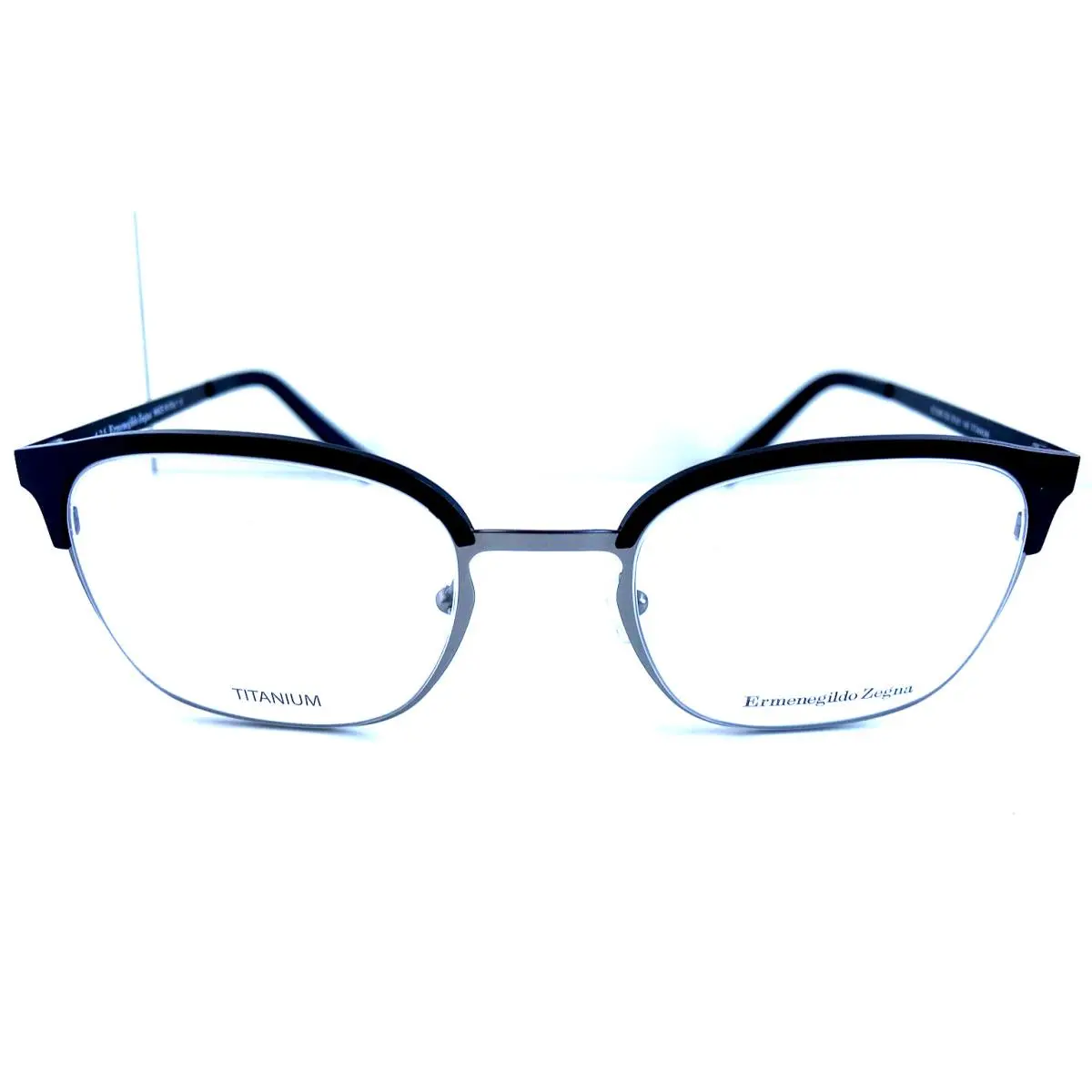 Ermenegildo Zegna EZ 5038 002 Titanium 50mm Men`s Eyeglasses Frame 50-21-145